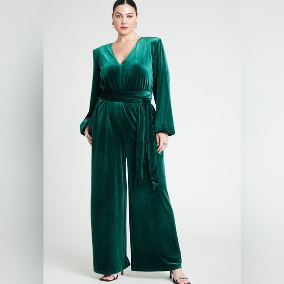 Eloquii velvet jumpsuit - Picture 11 of 11